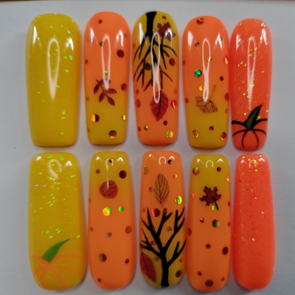Handmade Press On Nails XLong Size Medium